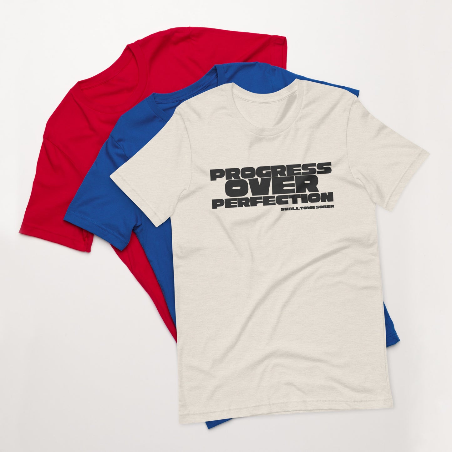 Progress over Perfection: Graphic T-Shirt with Positive Affirmations for Wellness Warriors